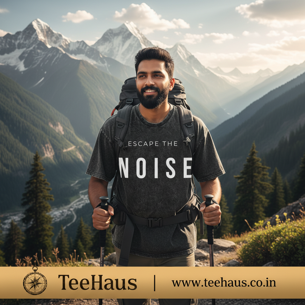 Escape The Noise Oversized T-Shirt – Minimal Streetwear | TeeHaus