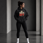 No Days Off Acid Wash Hoodie