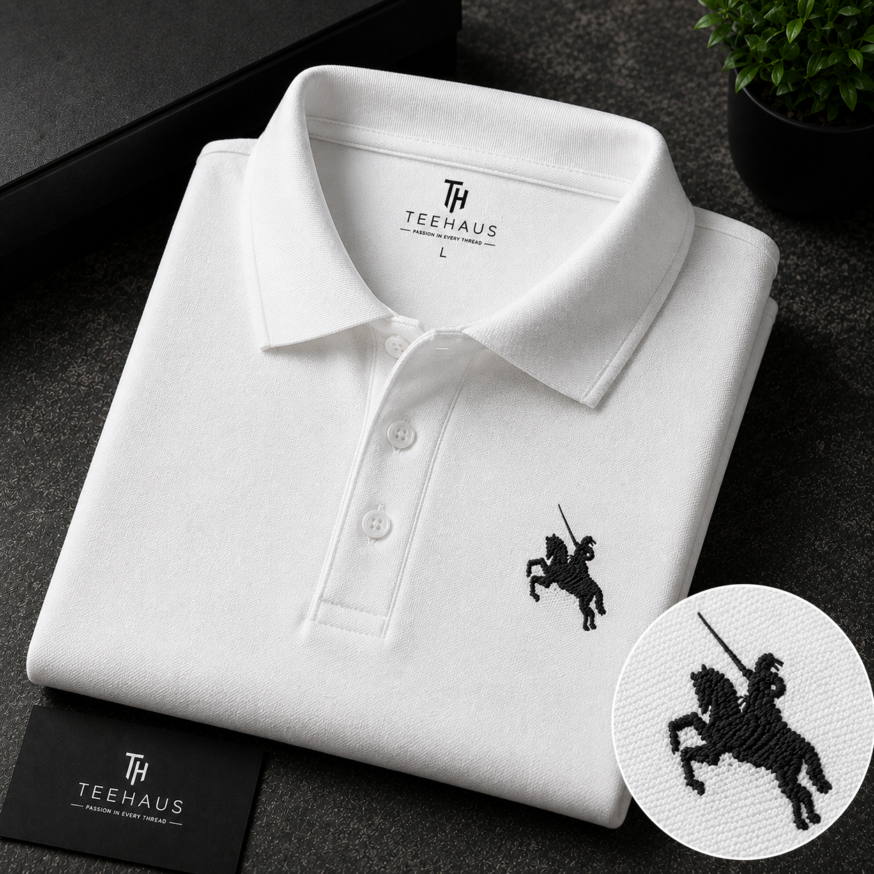Shivaji Maharaj Emblem Polo T-Shirt – Premium Cotton