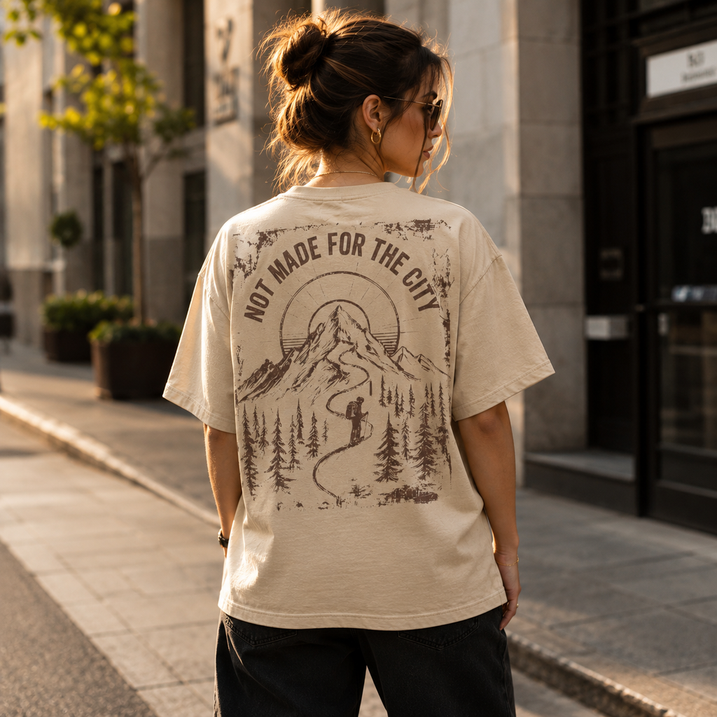 Not Made for the City Oversized Tee – TeeHaus