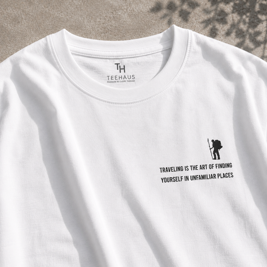Himalayan Oversized T-Shirt for Men | Back Print Mountain Tee India – TeeHaus