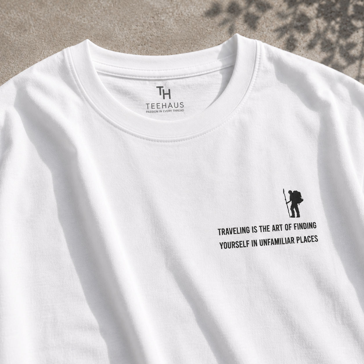 Himalayan Oversized T-Shirt for Men | Back Print Mountain Tee India – TeeHaus