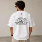 Himalayan Oversized T-Shirt for Men | Back Print Mountain Tee India – TeeHaus