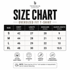 Teehaus 220 GSM Oversized T-Shirt – Bio-Washed Cotton