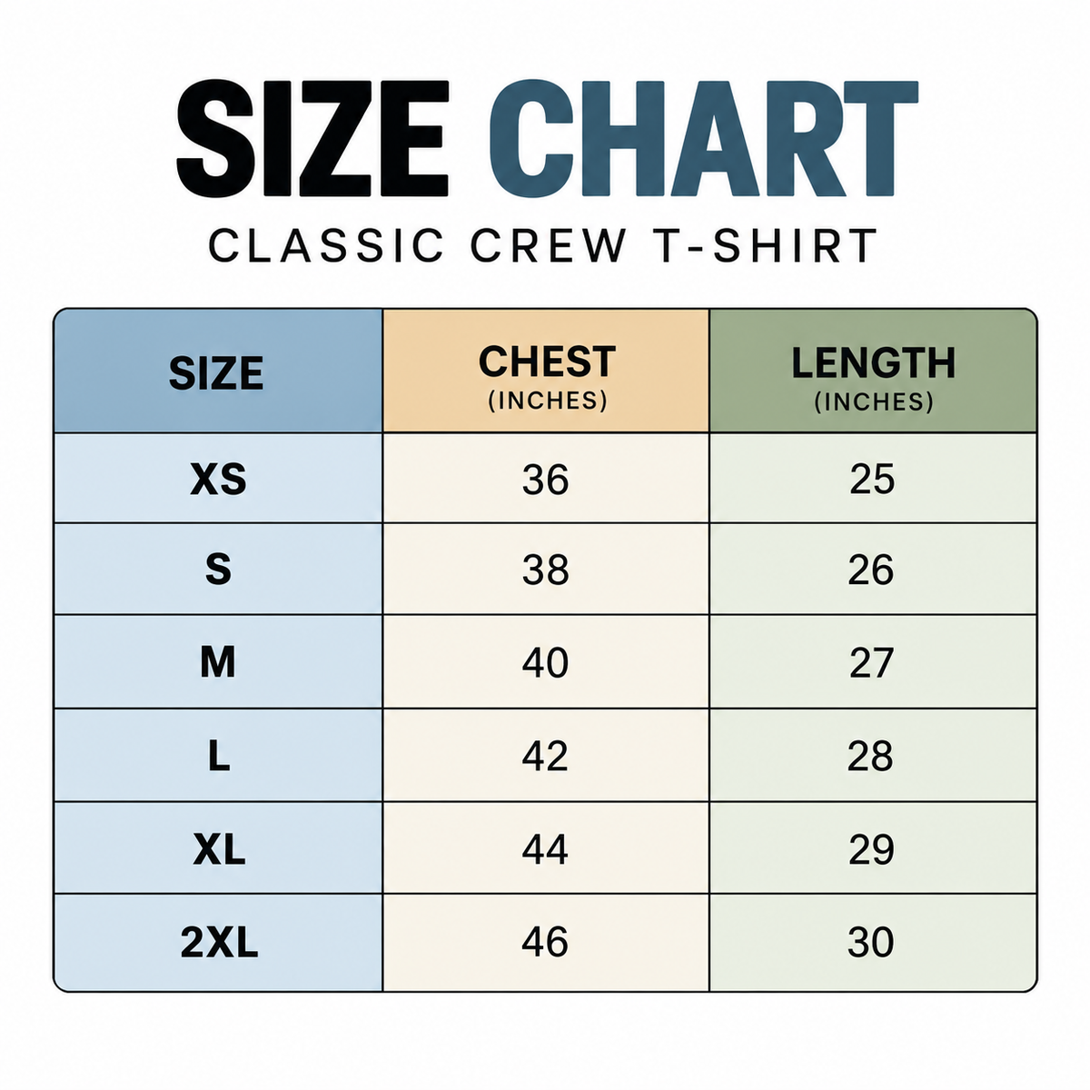 Unisex Classic Crew T-Shirt