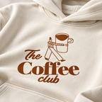 The Coffee Club Graphic Hoodie – Cream