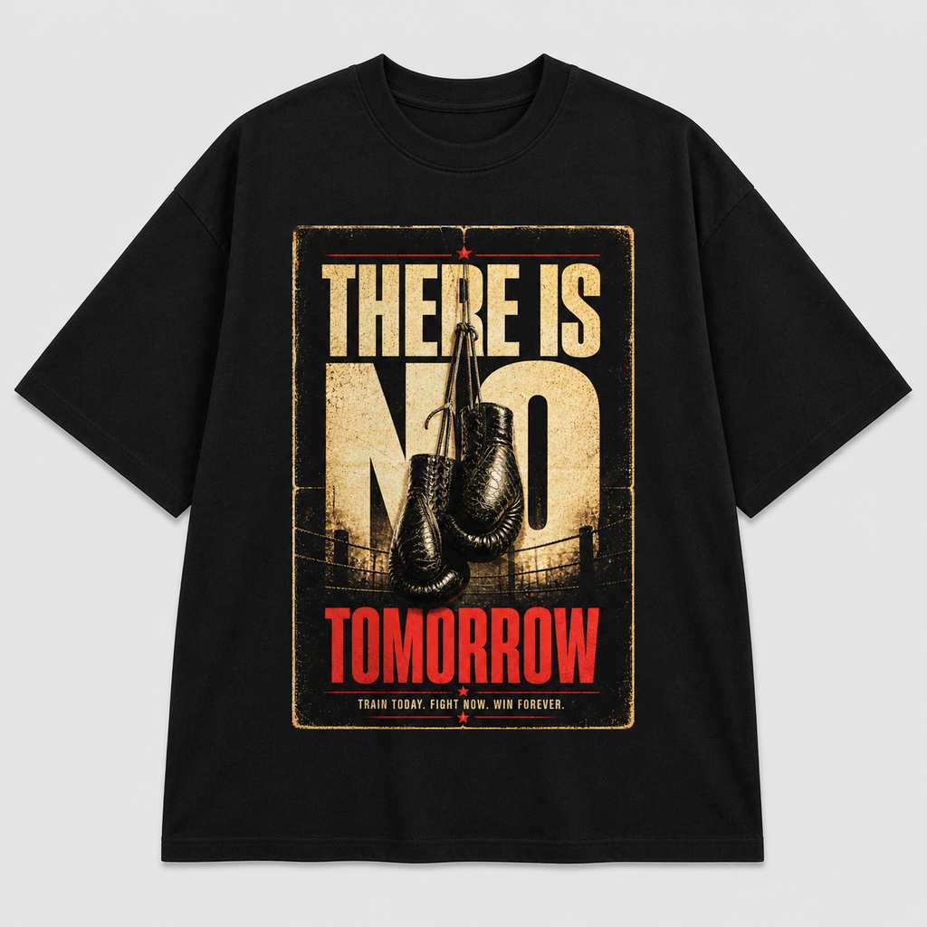 No Tomorrow Oversized Gym T-Shirt | Premium 240 GSM Streetwear