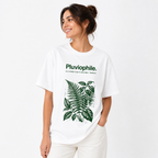 Pluviophile Aesthetic Botanical T-Shirt – Minimal Nature Graphic Tee (Unisex)