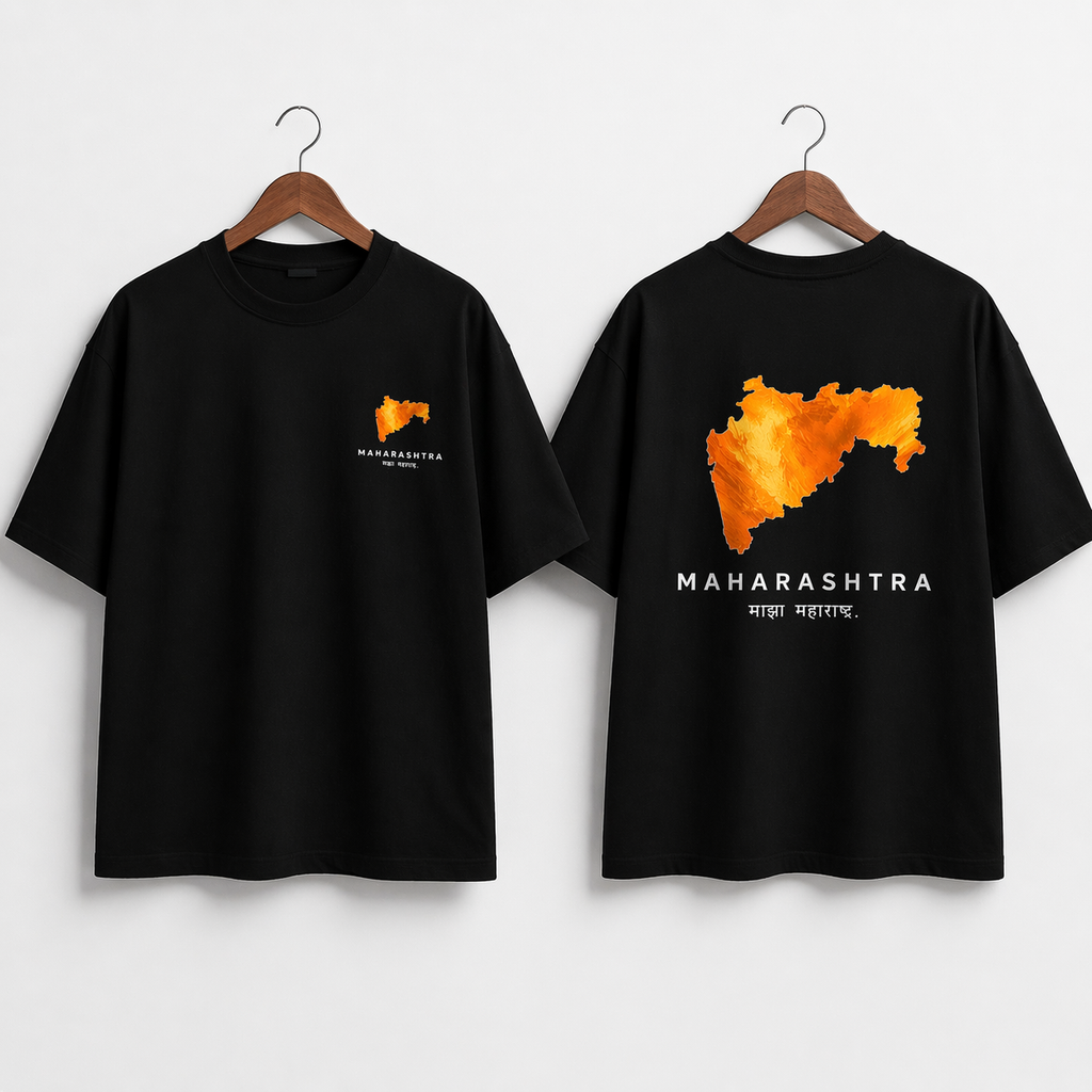 Maharashtra Oversized T-Shirt – Wear Your Pride (Limited Edition)