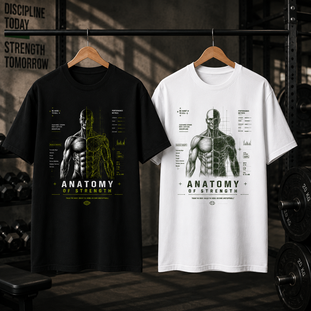 ANATOMY OF STRENGTH Gym T-Shirt