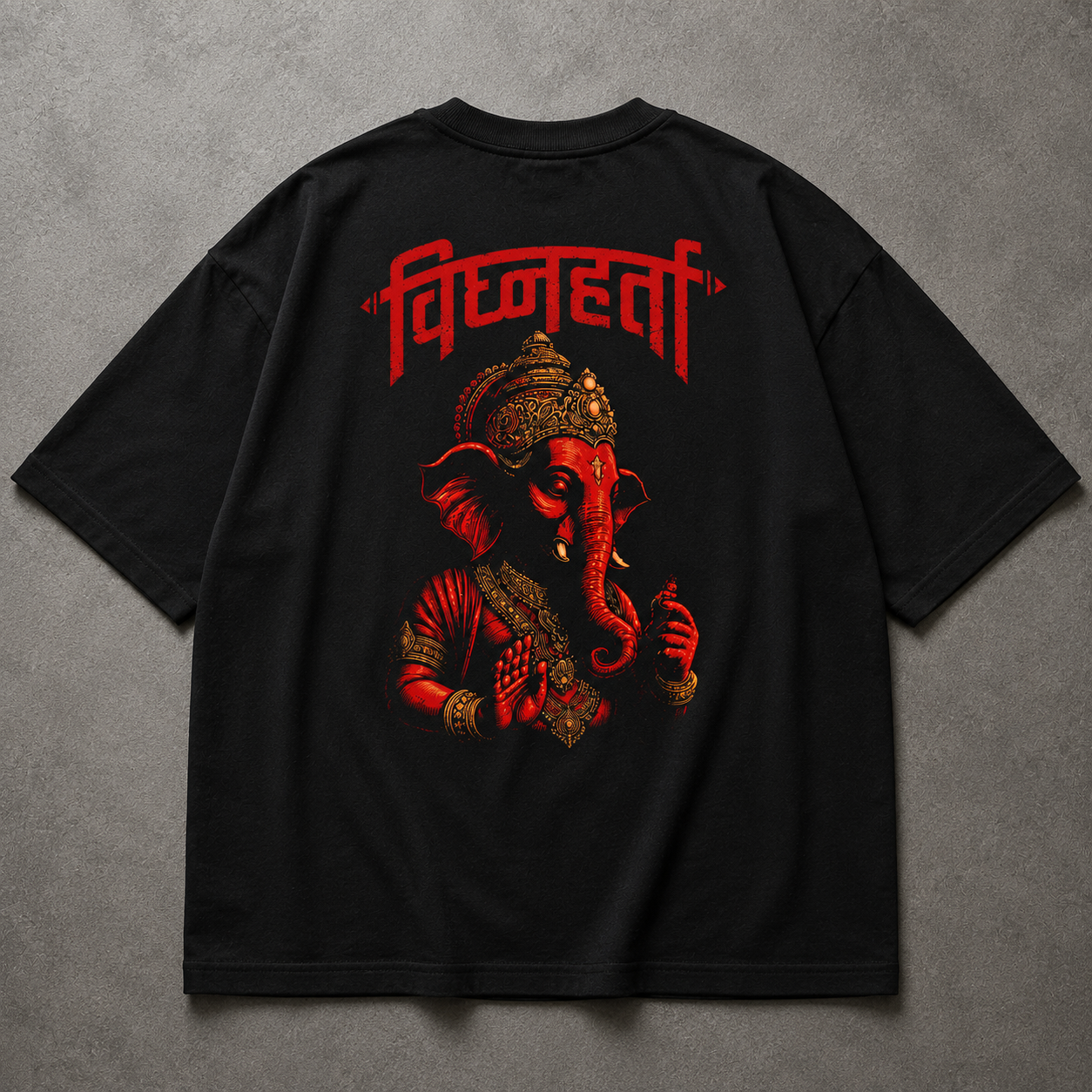 back view vighnaharta