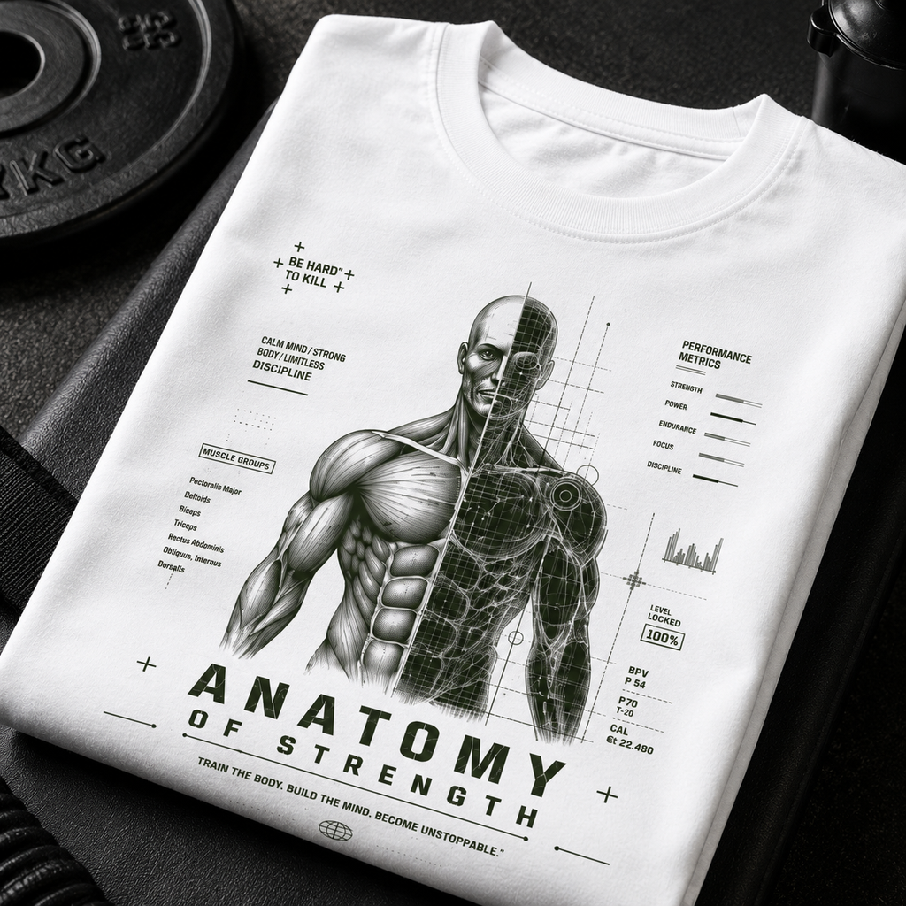 ANATOMY OF STRENGTH Gym T-Shirt