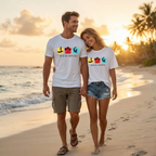 Out of Office Summer T-Shirt for Men | Beach Graphic Tee India | TeeHaus