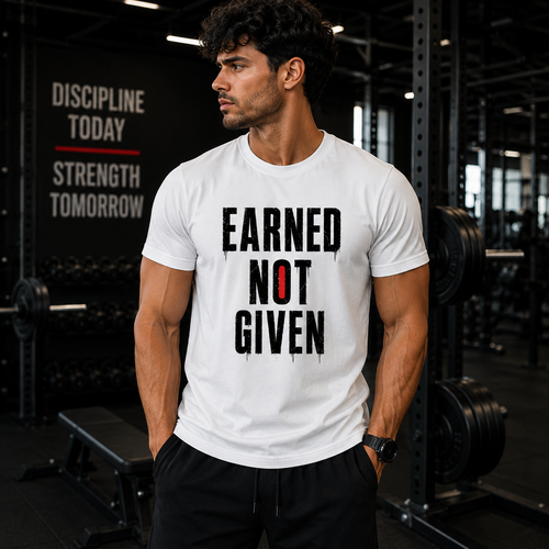 EARNED NOT GIVEN Gym T-Shirt