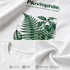 Pluviophile Aesthetic Botanical T-Shirt – Minimal Nature Graphic Tee (Unisex)