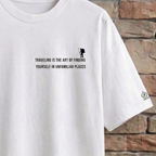 Himalayan Oversized T-Shirt for Men | Back Print Mountain Tee India – TeeHaus