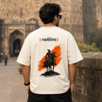 Swaminishtha Oversized T-Shirt | Premium 240 GSM Off-White Streetwear