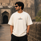 Swaminishtha Oversized T-Shirt | Premium 240 GSM Off-White Streetwear