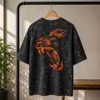 Shivpratap Oversized Acid Wash T-Shirt | 240 GSM Premium Cotton | Maratha Collection | TEEHAUS