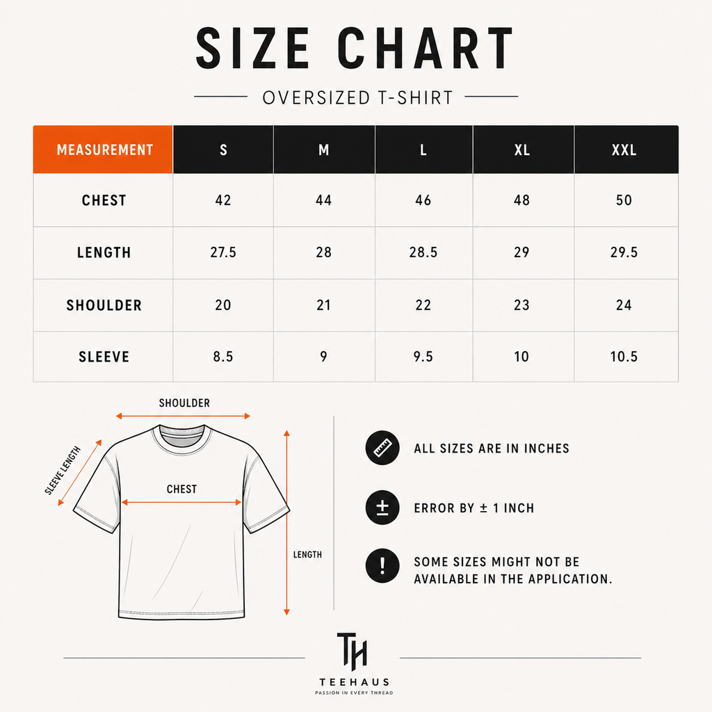 Shivpratap Oversized Acid Wash T-Shirt | 240 GSM Premium Cotton | Maratha Collection | TEEHAUS