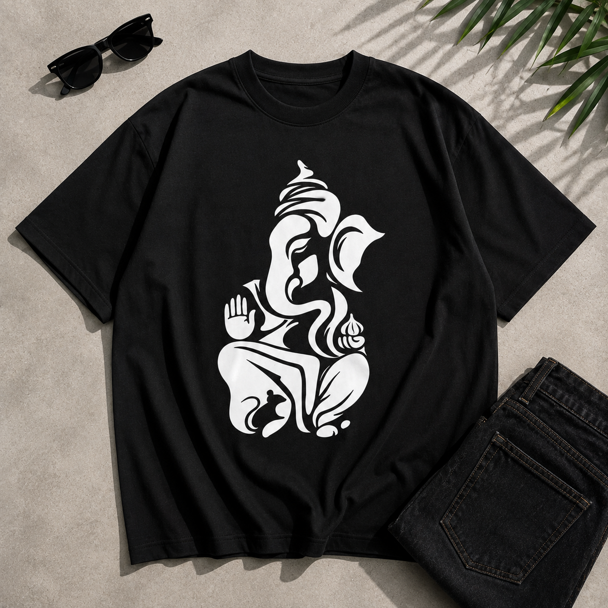 Ganapati 220 GSM Oversized T-Shirt | TeeHaus