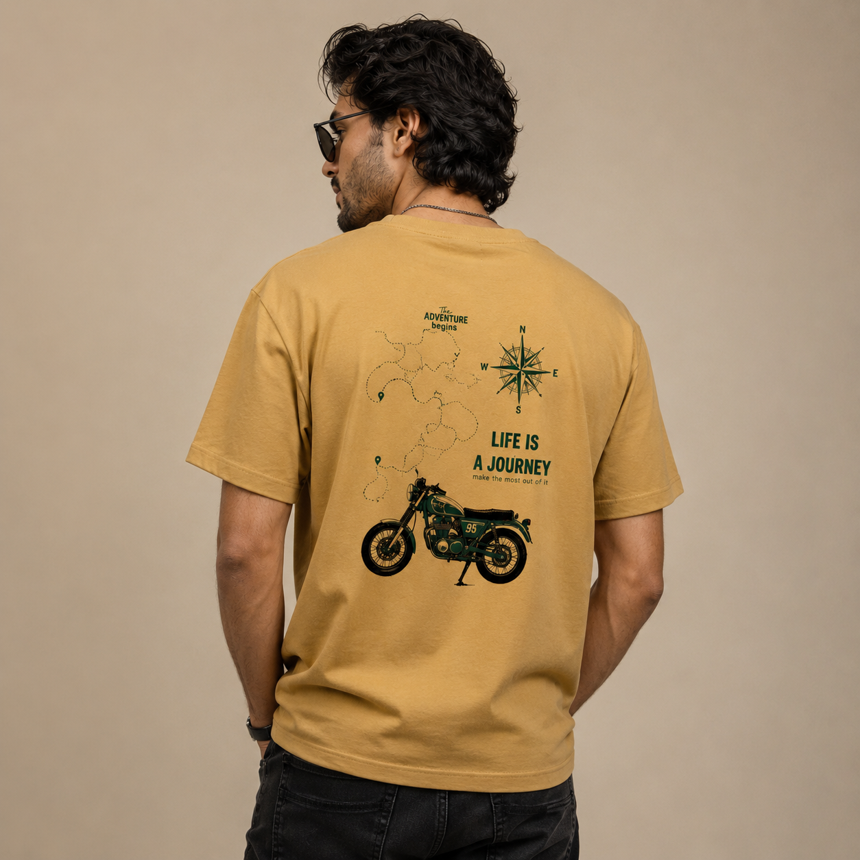 Adventure Life Is A Journey Regular Fit T-Shirt