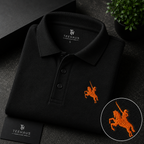 Shivaji Maharaj Emblem Polo T-Shirt – Premium Cotton