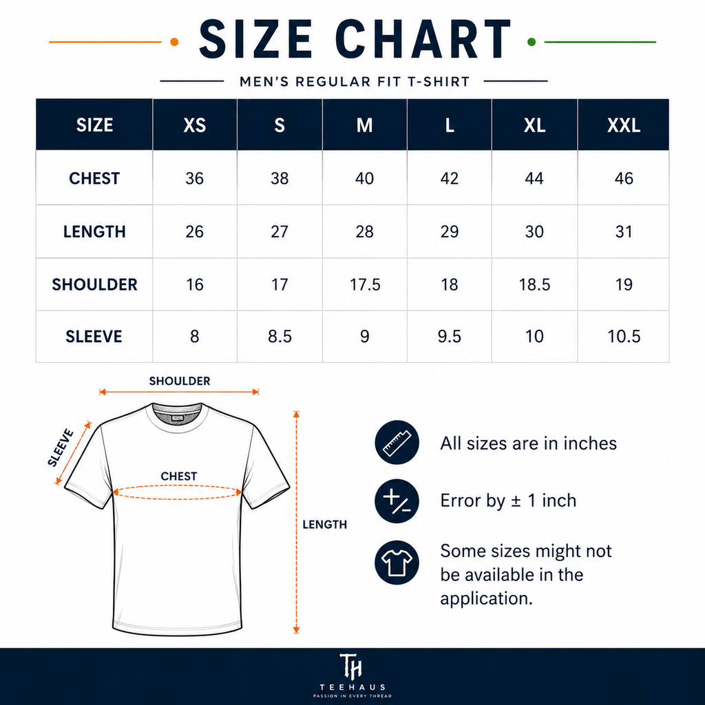 15 August 1947 Independence Day Premium Cotton T-Shirt | Regular Fit | TeeHaus