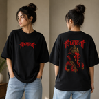 Vighnaharta 220 GSM Oversized T-Shirt | Marathi Ganpati Graphic Tee