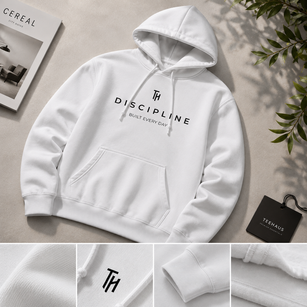 DISCIPLINE Hoodie | Premium 300 GSM Heavyweight Cotton Hoodie