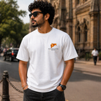 Unisex Stretch Cotton T-Shirt – Premium Maharashtra Print | Soft Fit Everyday Wear
