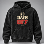 No Days Off Acid Wash Hoodie