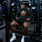 No Days Off Acid Wash Hoodie