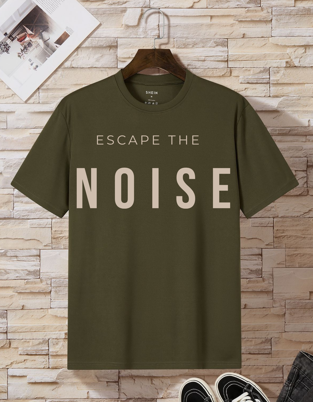 Escape The Noise Oversized T-Shirt – Minimal Streetwear | TeeHaus