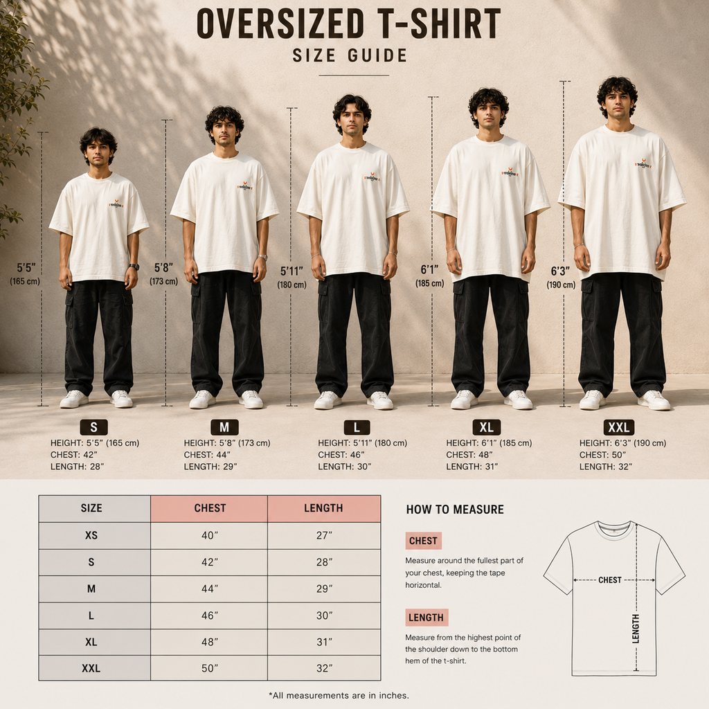 Swaminishtha Oversized T-Shirt | Premium 240 GSM Off-White Streetwear